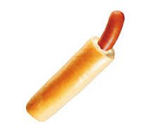 Fransk hotdog 32,00 kr. 
